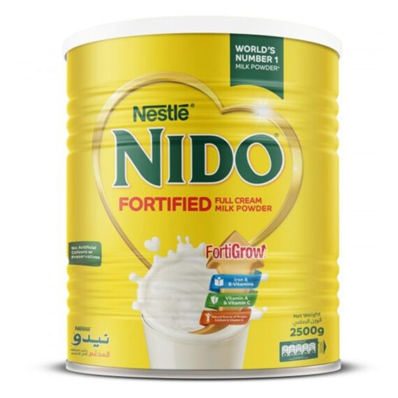 Nido Fortified Full Cream Milk Powder- 2.5kg- Dubai
